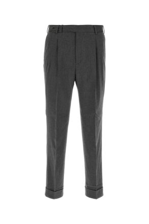 Pantaloni Torino Dark Grey Pleated Pants