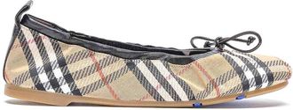 Burberry Beige Check Ballets