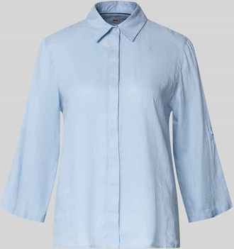 Brax Brax Regular Fit Hemdbluse aus reinem Leinen Modell VICKY in Hellblau, Gr&ouml;&szlig;e 36