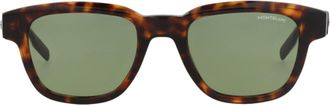 Montblanc Square-Frame Acetate Sunglasses