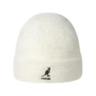 Kangol Furgora Cuff Beanie - Dames - Hoeden - Wit - ONE Size - Nylon - Accessoires