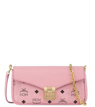 MCM Pink Tracy Mini Crossbody Bag