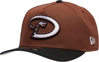 New Era Womens Arizona Diamondbacks Diamondbacks 9FORTY A-Frame Cap - Adult White/Brown/Black