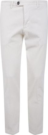 Michael Coal Mcbrapls 2741F25 Corduroy Broek - Heren - Slim Fit Broeken - Wit - W33 - Katoen - Broeken