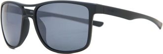 Sinner Capitan Polarized SISU-861-10-P03 Mens Sunglasses Black Size 143