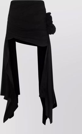 Magda Butrym mini skirt viscose floral embellishment