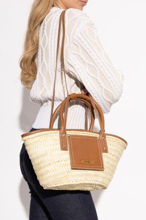Jacquemus Soli Small Shopper Bag, Womens, Cream