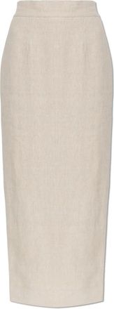 Poss&eacute; Rok Emma - Dames - Maxi Rokken - Beige - L - Katoen - Rokken