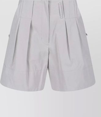Low Classic straight shorts back pockets pleated design