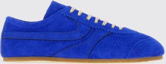 Dries Van Noten Suede Calf Leather Low-Top Sneakers with Round Toe