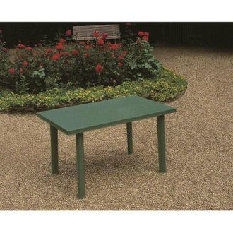 Dmora Dmora Table DExt&eacute;rieur Rectangulaire, Made In Italy, 126x76x72 Cm, Couleur Vert