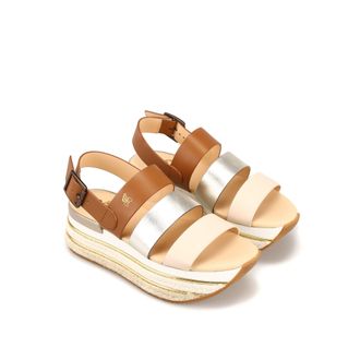 Hogan H432 Platform Sandal - Brown