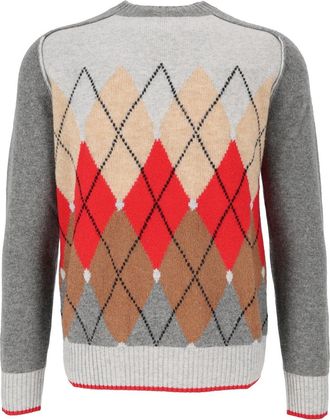Ballantyne Argyle Wool-Blend Knit Sweater