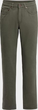 Boglioli Men & apos;s Washed Cotton 5-Pocket Pants