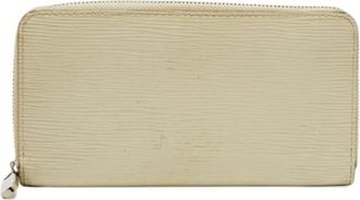 Louis Vuitton Pre-owned Vintage Leren Portemonnee - Dames - Vintage Accessoires - Wit - ONE Size - Leer - Vintage