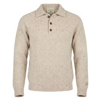MC2 Saint Barth Alfie Polo - Heren - Truien - Beige - Maat: M Zijde