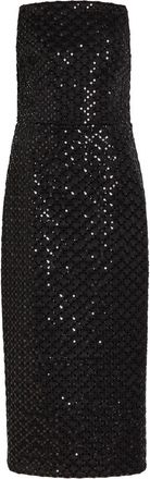 Rebecca Vallance Neve Sequin-embellished Midi Dress - Black - 10 (UK10 / S)