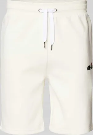 Ellesse Regular Fit Sweatshorts mit Label-Stitching Modell NIORIR in Offwhite, Gr&ouml;&szlig;e S