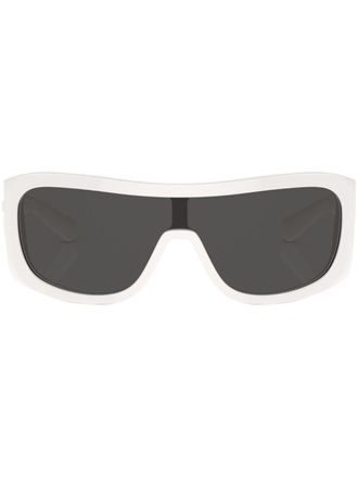 Dolce & Gabbana Eyewear Occhiali da sole a maschera - Bianco