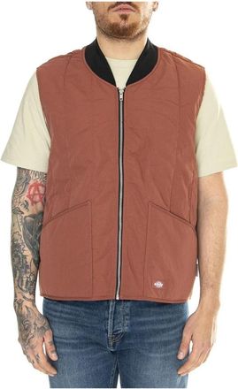 Dickies Giacca Smanicata - Heren - Bodywarmers - Rood - S - Jassen