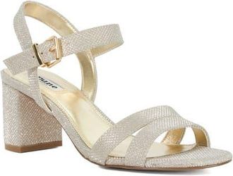 Dune London Merisa Ankle Strap Sandal in Gold at Nordstrom, Size 10Us