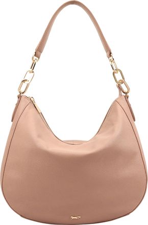 Paul Costelloe Womens Bisbee Pink Leather Shoulder Bag - One Size