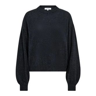 Co'Couture Jersey de cuello redondo - Knitwear - Mujer - Azul - M