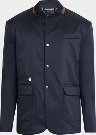 Kiton Men & apos;s Full-Zip Field Jacket