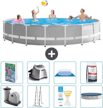 Intex Piscina Prism Frame Redonda - 549x122 Cm - 9-piezas S649