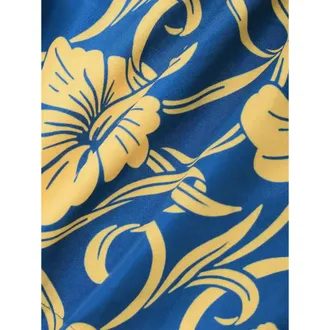 Dr&ocirc;le de Monsieur Floral-Print Bermuda Shorts - Navy