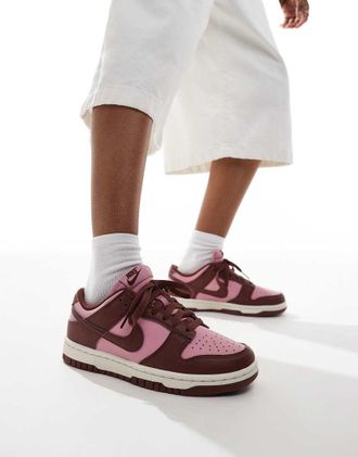 Nike Dunk Low NN - Sneakers color rosa e marrone-Bianco