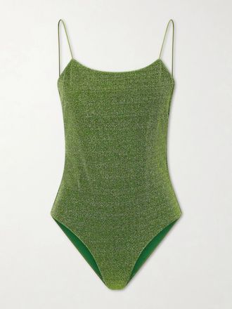 Os&eacute;ree Costume Da Bagno Metallizzato Lumi&egrave;re - Verde