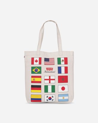 Levi's International Football Tote Bag Beige