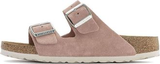 Birkenstock (WMNS) Birkenstock Arizona Soft Footbed Suede Leather Narrow Fit Sandals Pink Clay 1023321