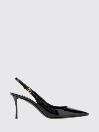 Dolce & Gabbana Patent Leather Slingback Pumps with DG Logo
