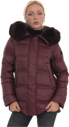 Peuterey Takan MQN 04 FUR Jacket - Dames - Winterjassen - Rood - XS - Polyester - Jassen