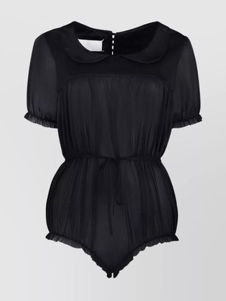 Maison Margiela sheer nylon bodysuit