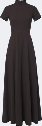 Emilia Wickstead Vestido largo Malinda de crep&eacute; de lana
