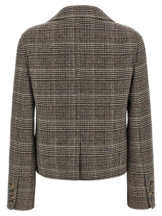 Ermanno Scervino Virgin Wool Check Blazer - Multicolor