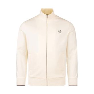 Fred Perry Zip-through Sweatshirt - male - Fred Perry - Zip-throughs - Beige - 2XL - Sweatshirts & Hoodies