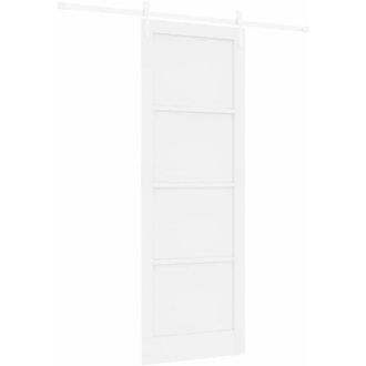 vidaXL Vidaxl - Puerta Deslizante Manual Blanco 83 X 232 Cm