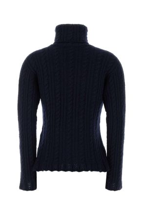 Moncler T-Neck Sweater - Navy