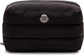 Moncler Caradoc Gewatteerde Beautycase - Dames - Toilettassen - Zwart - ONE Size - Katoen - Tassen