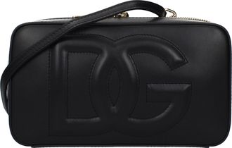 Dolce & Gabbana Dolce&Gabbana Damess Crossbodytassen Leer Zwart