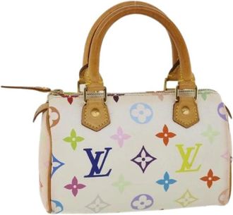 Louis Vuitton Pre-owned Canvas Mini Bag - Dames - Vintage Mini Tas - Veelkleurig - ONE Size - Vintage