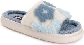 Muk Luks Marsai Faux Shearling Slipper in Pacific Blue at Nordstrom Rack, Size Medium
