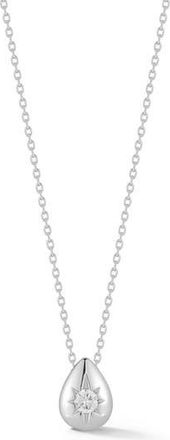 Glaze Jewelry Star Cubic Zirconia Pendant Necklace in Silver at Nordstrom Rack