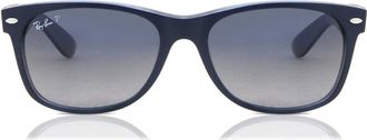 Ray-Ban RB2132 New Wayfarer Polarized 660778 Mens Sunglasses Blue Size 55