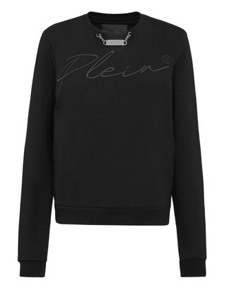 Philipp Plein Leisurewear Sweatshirt LS Embroidery Signature
