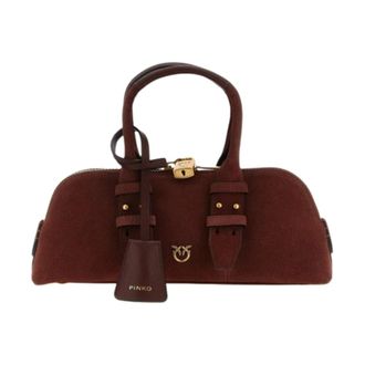Pinko Escape Bag - Dames - Handtassen - Bruin - ONE Size - Leer - Tassen